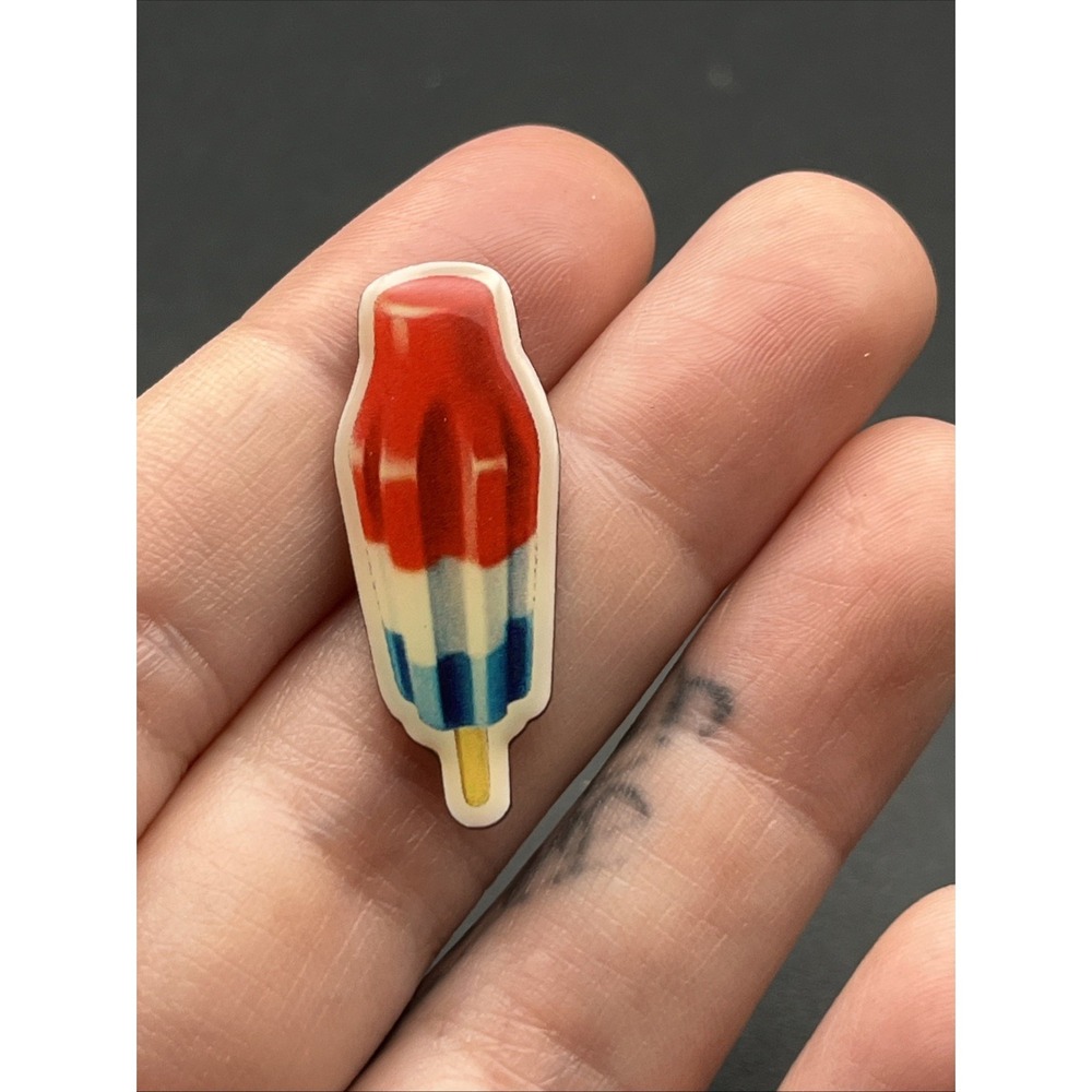 Bomb Pop Red White And Blue Popsicle Lapel Hat Pin
